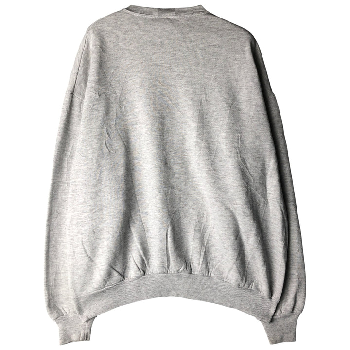 80s-90'S Jerzees Plain Blank Sweatshirt Trainer Made in USA Men's XL Vintage cotton gray type Vintage Second Hand