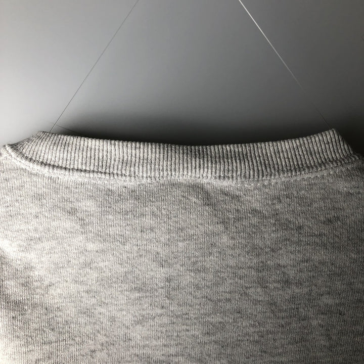 80s-90'S Jerzees Plain Blank Sweatshirt Trainer Made in USA Men's XL Vintage cotton gray type Vintage Second Hand