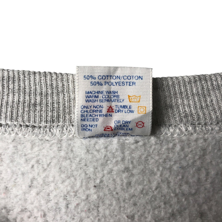 80s-90'S Jerzees Plain Blank Sweatshirt Trainer Made in USA Men's XL Vintage cotton gray type Vintage Second Hand