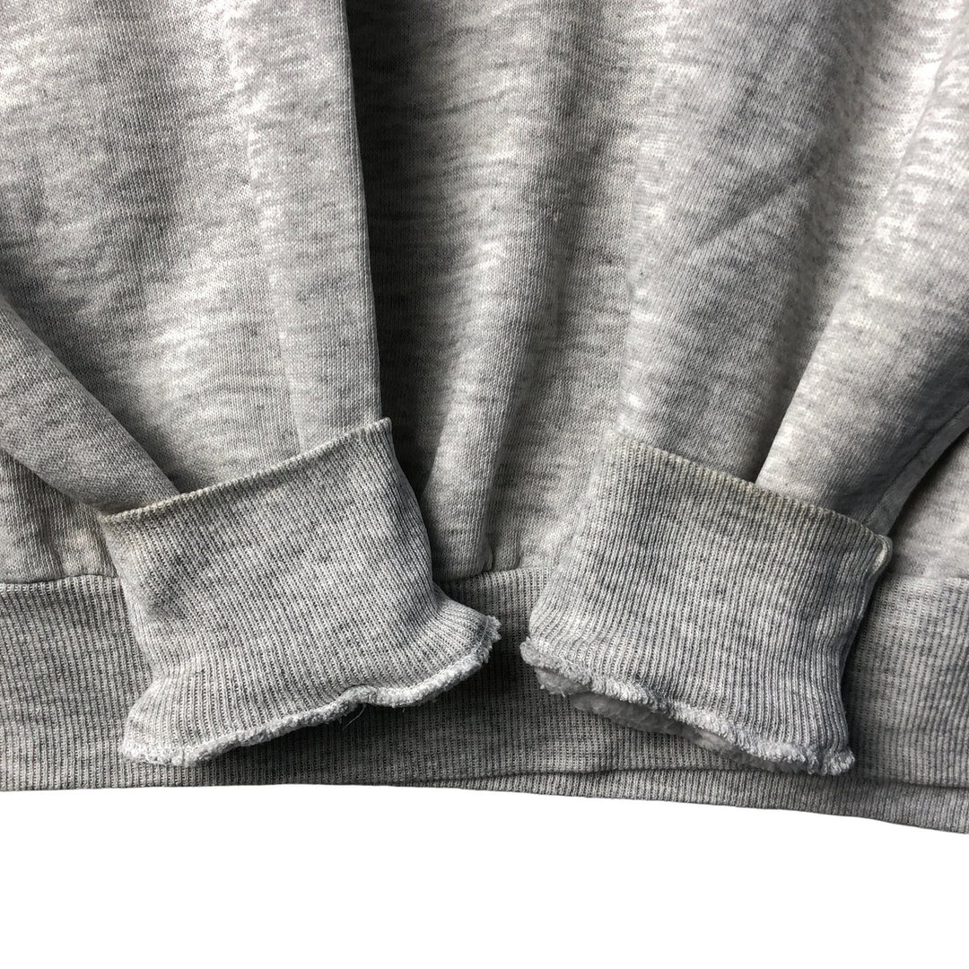 80s-90'S Jerzees Plain Blank Sweatshirt Trainer Made in USA Men's XL Vintage cotton gray type Vintage Second Hand