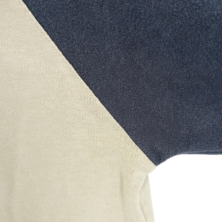 00'S Adidas logo sweatshirt, men's size L cotton Beige type Vintage Second Hand