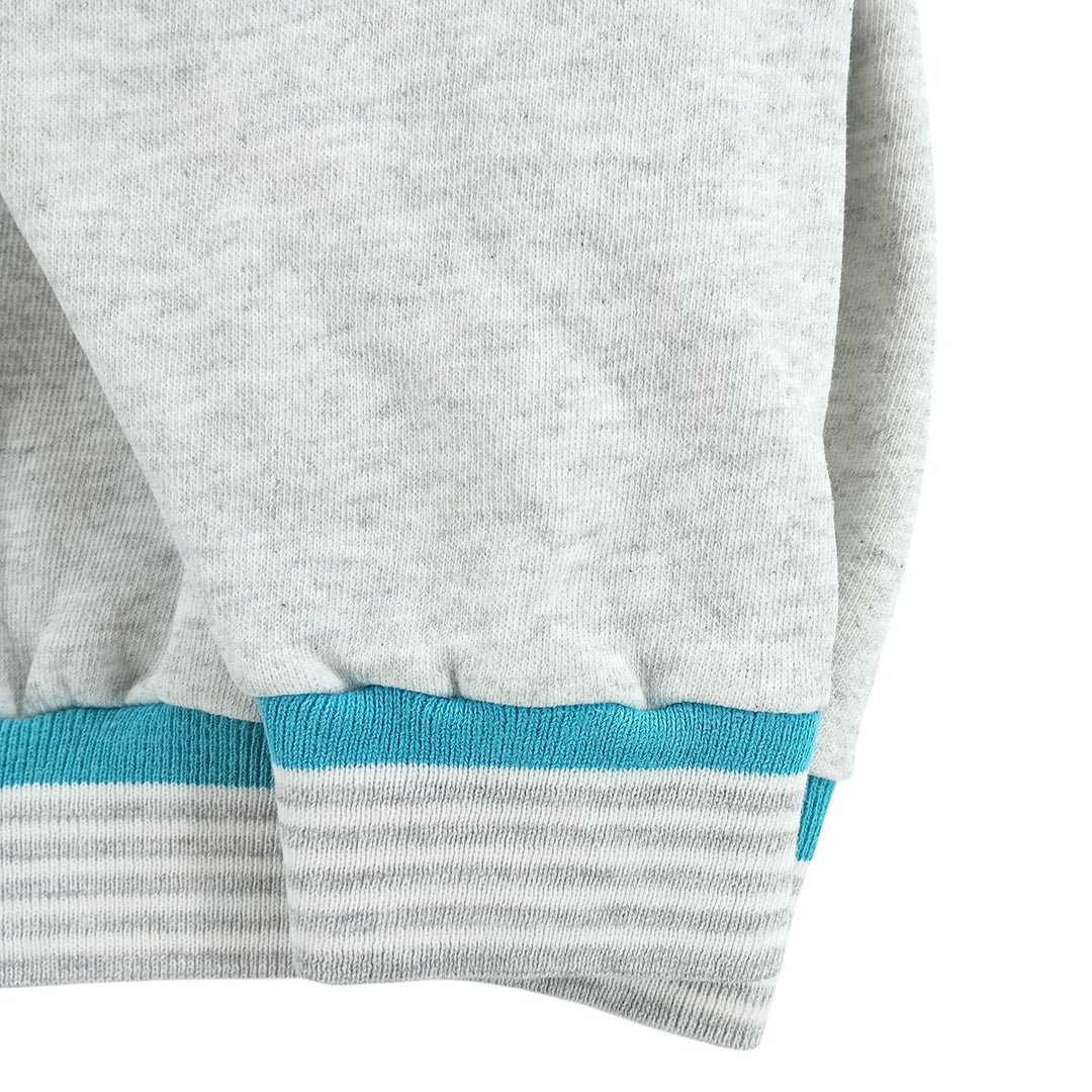 90'S WITH AN ATTITUDE plain blank sweatshirt, made in the USA, men's size L, vintage cotton gray type Vintage Second Hand