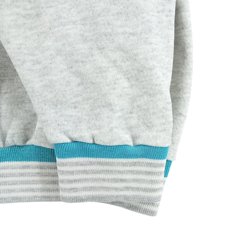 90'S WITH AN ATTITUDE plain blank sweatshirt, made in the USA, men's size L, vintage cotton gray type Vintage Second Hand