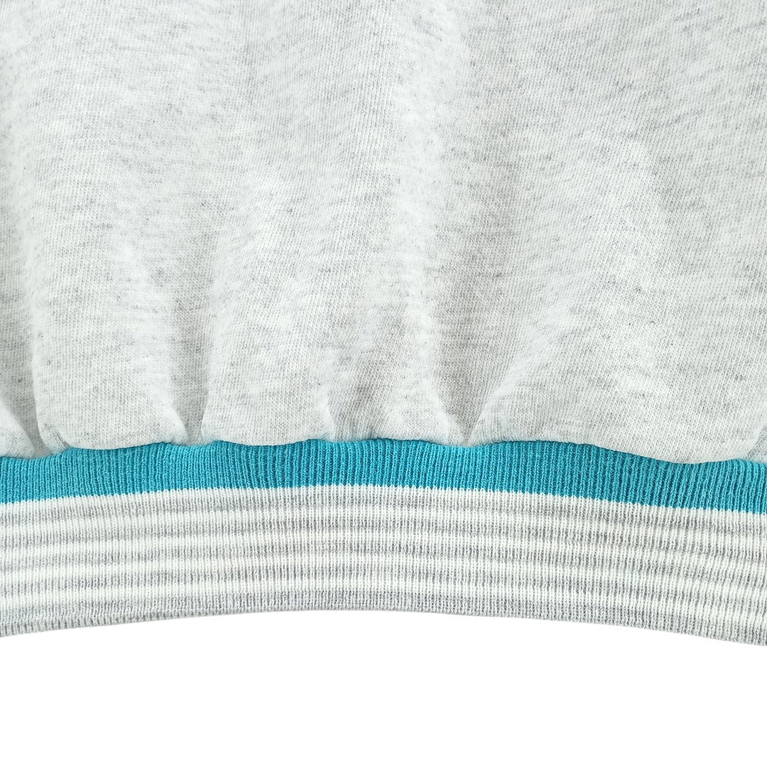 90'S WITH AN ATTITUDE plain blank sweatshirt, made in the USA, men's size L, vintage cotton gray type Vintage Second Hand
