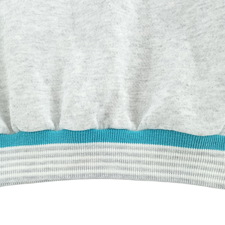 90'S WITH AN ATTITUDE plain blank sweatshirt, made in the USA, men's size L, vintage cotton gray type Vintage Second Hand