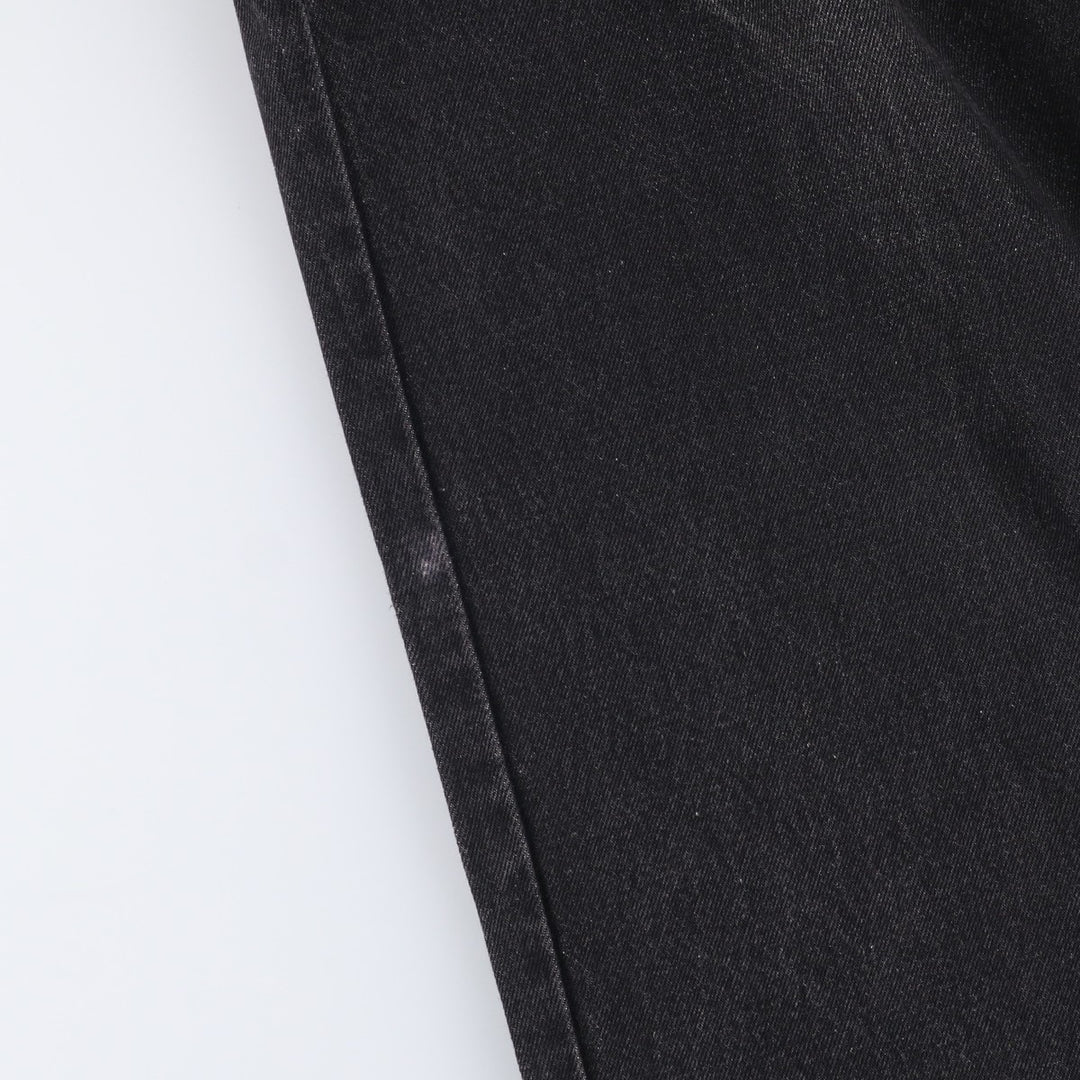 Marithe Francois Girbaud denim painter pants, men's size W35 cotton black type Vintage Second Hand