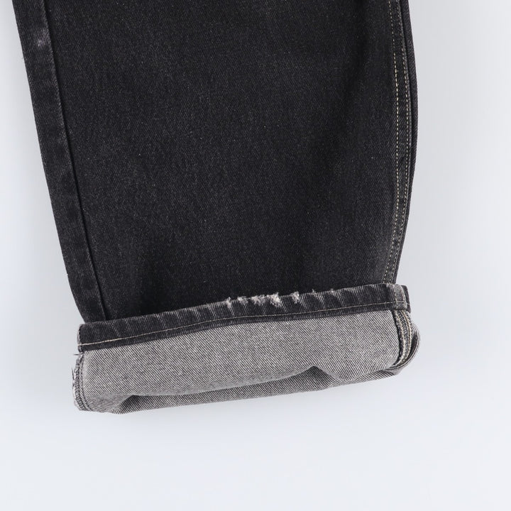 Marithe Francois Girbaud denim painter pants, men's size W35 cotton black type Vintage Second Hand