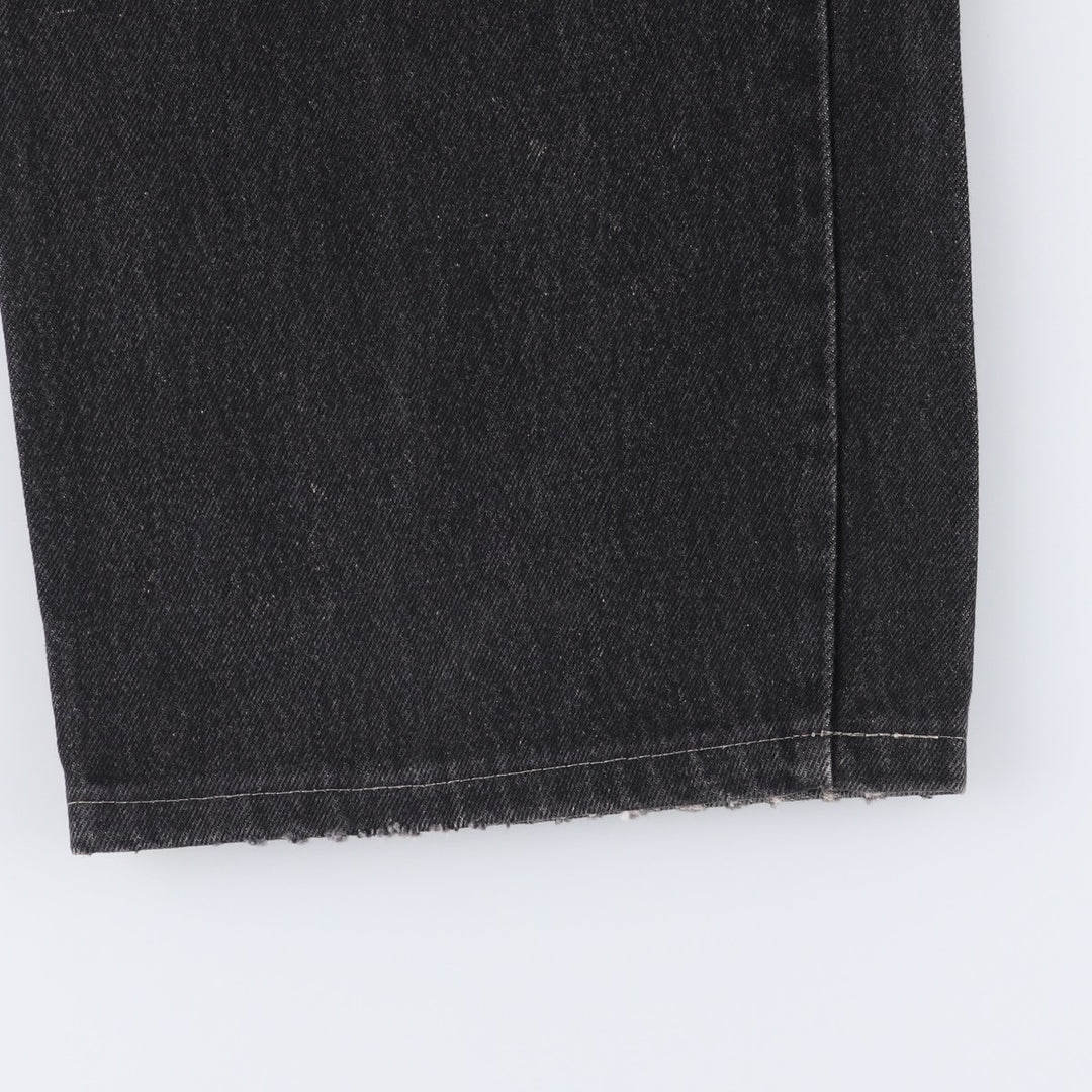 Marithe Francois Girbaud denim painter pants, men's size W35 cotton black type Vintage Second Hand