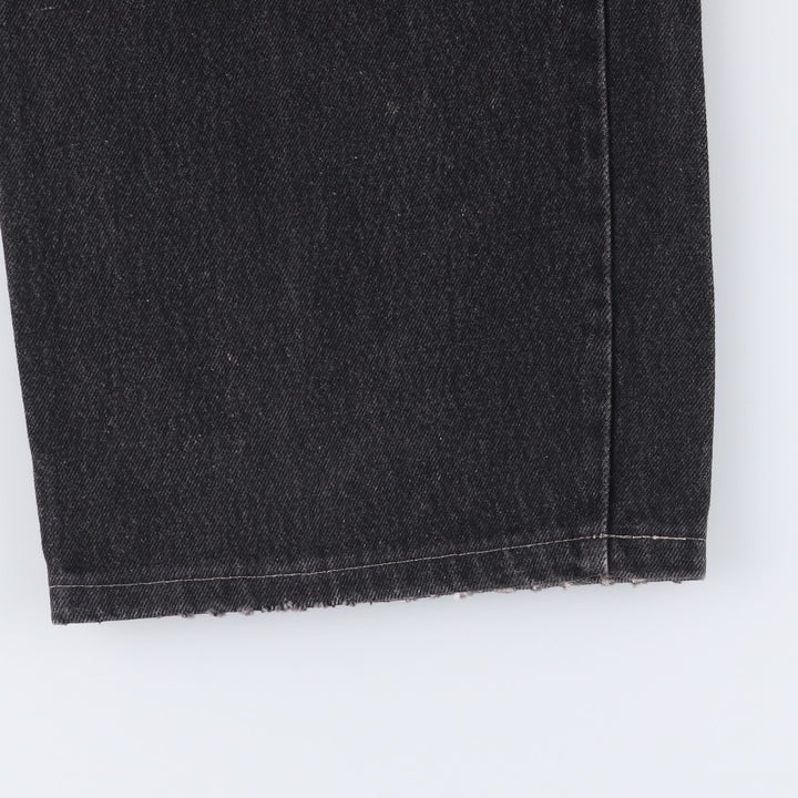 Marithe Francois Girbaud denim painter pants, men's size W35 cotton black type Vintage Second Hand