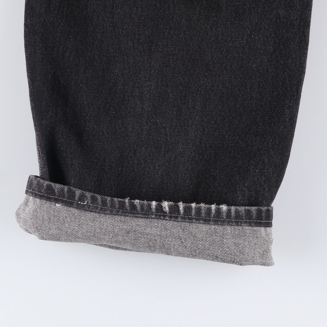 Marithe Francois Girbaud denim painter pants, men's size W35 cotton black type Vintage Second Hand