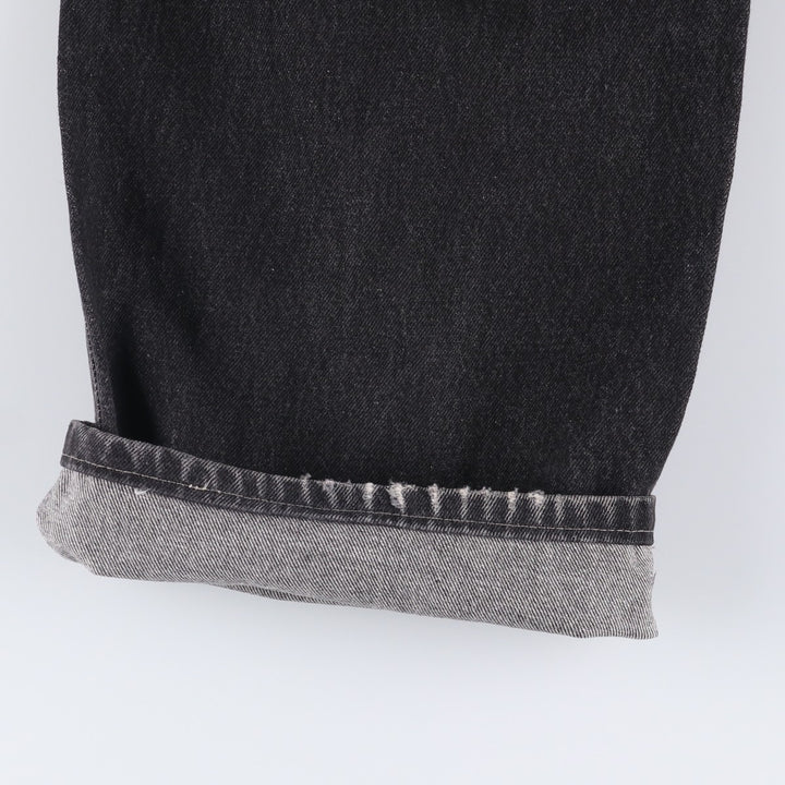 Marithe Francois Girbaud denim painter pants, men's size W35 cotton black type Vintage Second Hand