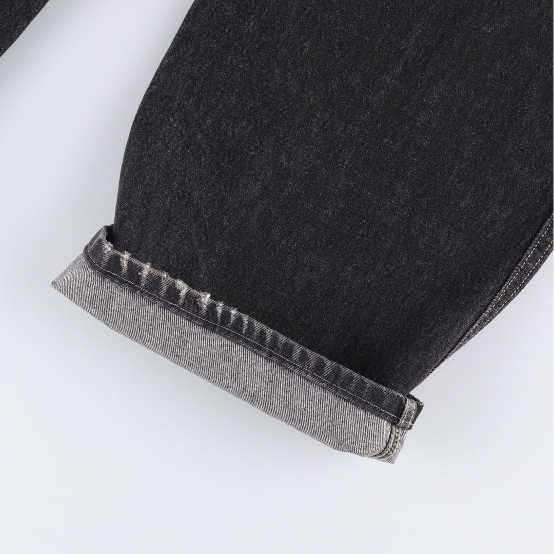 Marithe Francois Girbaud denim painter pants, men's size W35 cotton black type Vintage Second Hand