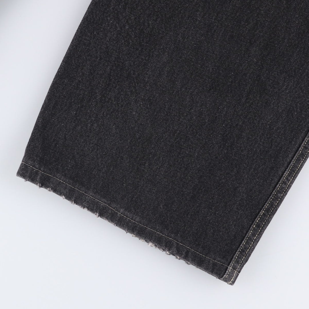 Marithe Francois Girbaud denim painter pants, men's size W35 cotton black type Vintage Second Hand