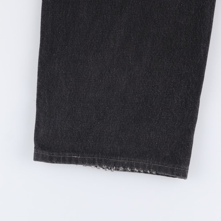 Marithe Francois Girbaud denim painter pants, men's size W35 cotton black type Vintage Second Hand