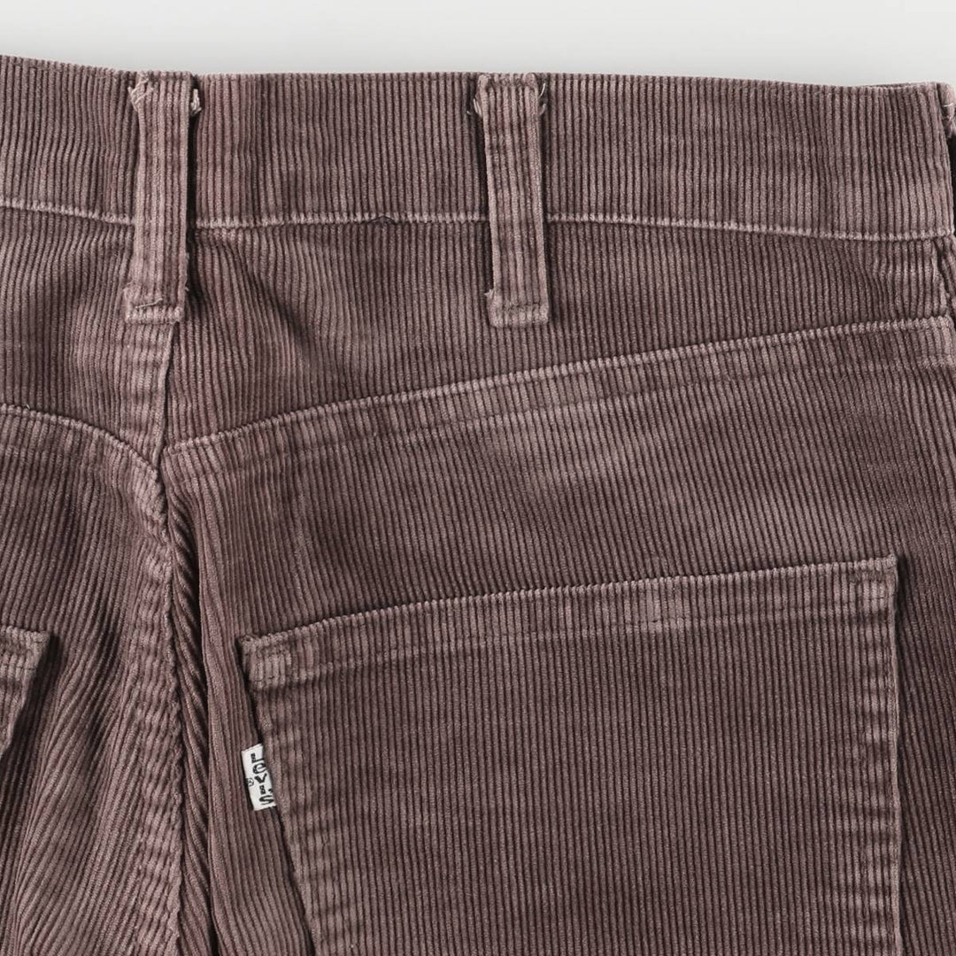 Vintage 1980'S Levi's 519-1574 corduroy pants, men's size W30. unclear brown type Vintage Second Hand