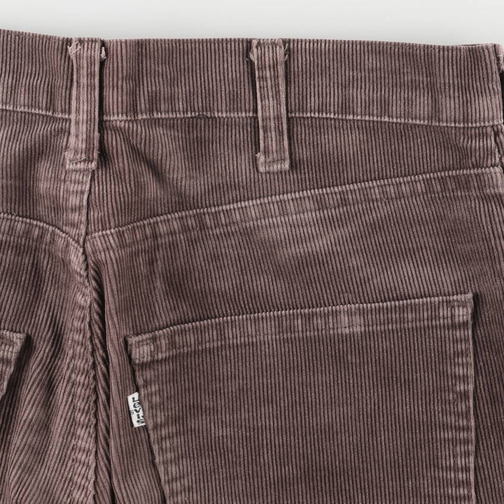 Vintage 1980'S Levi's 519-1574 corduroy pants, men's size W30. unclear brown type Vintage Second Hand