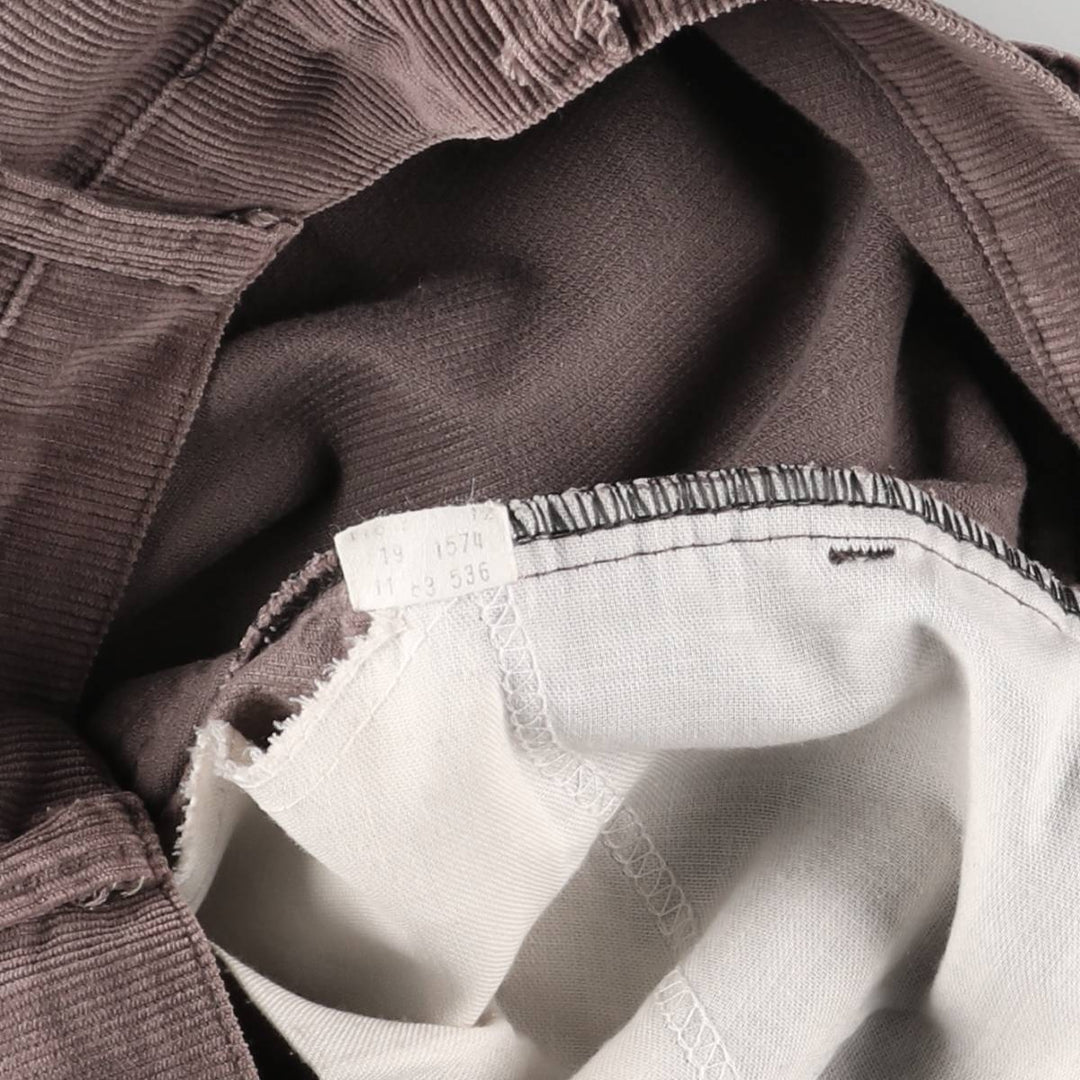 Vintage 1980'S Levi's 519-1574 corduroy pants, men's size W30. unclear brown type Vintage Second Hand