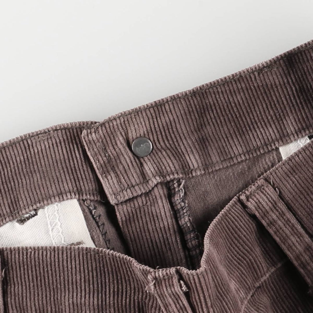 Vintage 1980'S Levi's 519-1574 corduroy pants, men's size W30. unclear brown type Vintage Second Hand