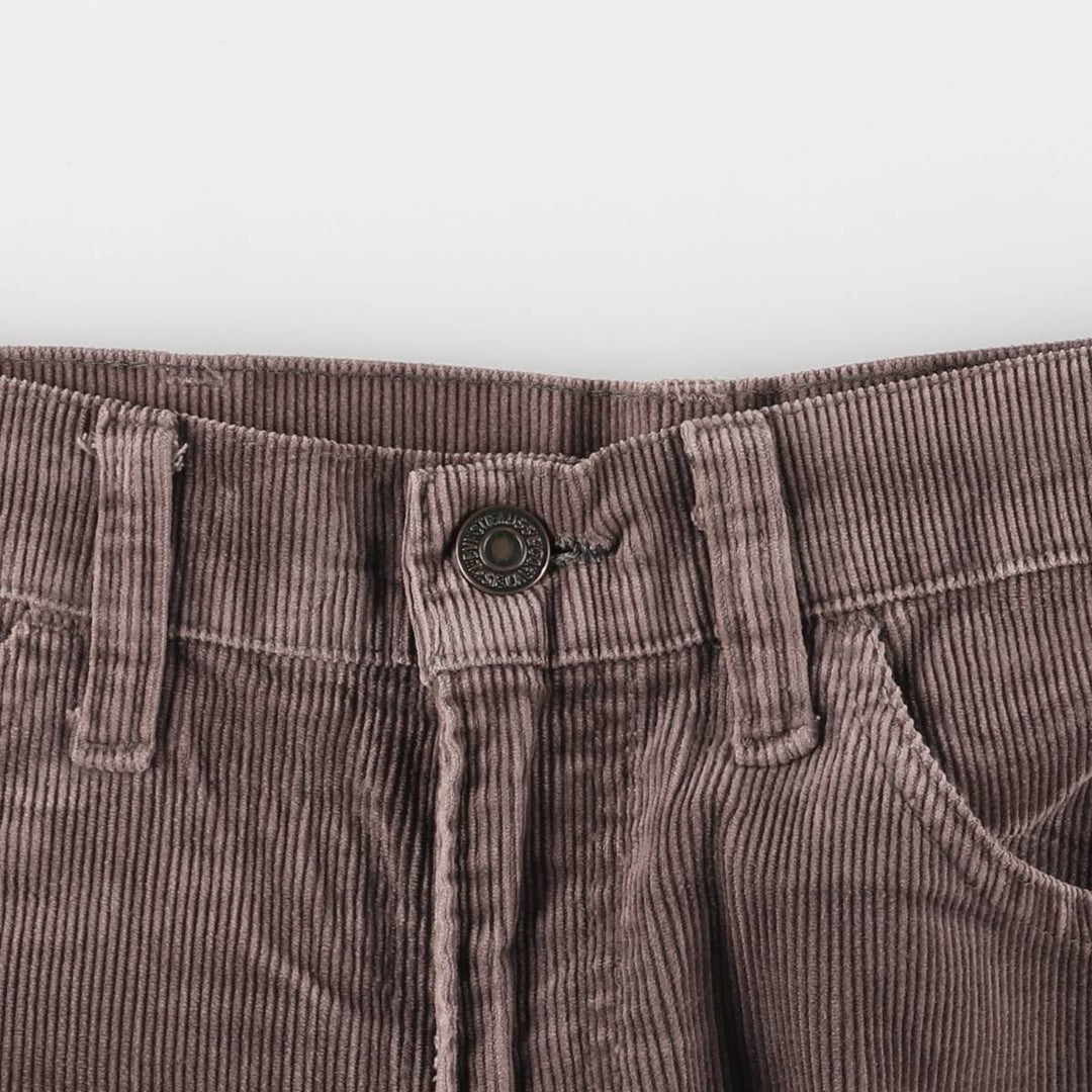 Vintage 1980'S Levi's 519-1574 corduroy pants, men's size W30. unclear brown type Vintage Second Hand