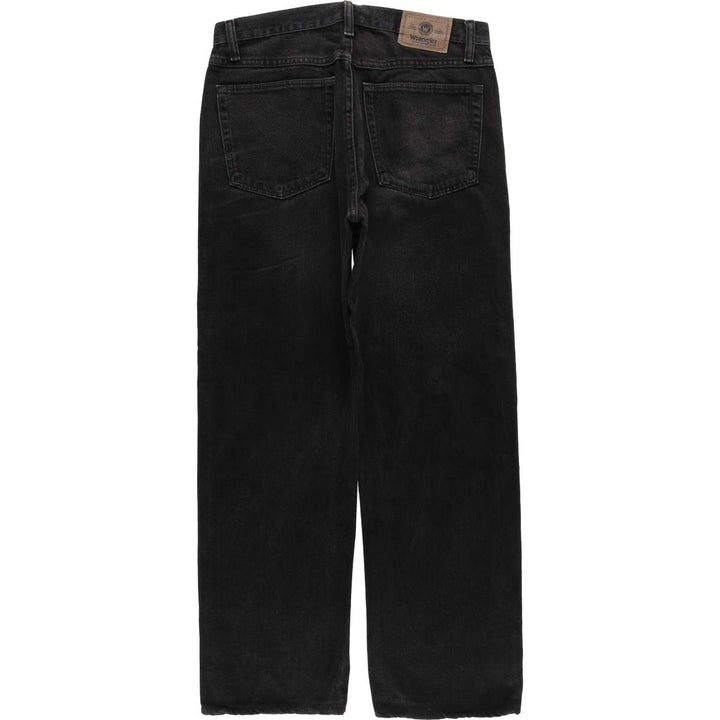 Wrangler Men's Black Denim Tapered Denim Pants, Size W32 cotton black type Vintage Second Hand