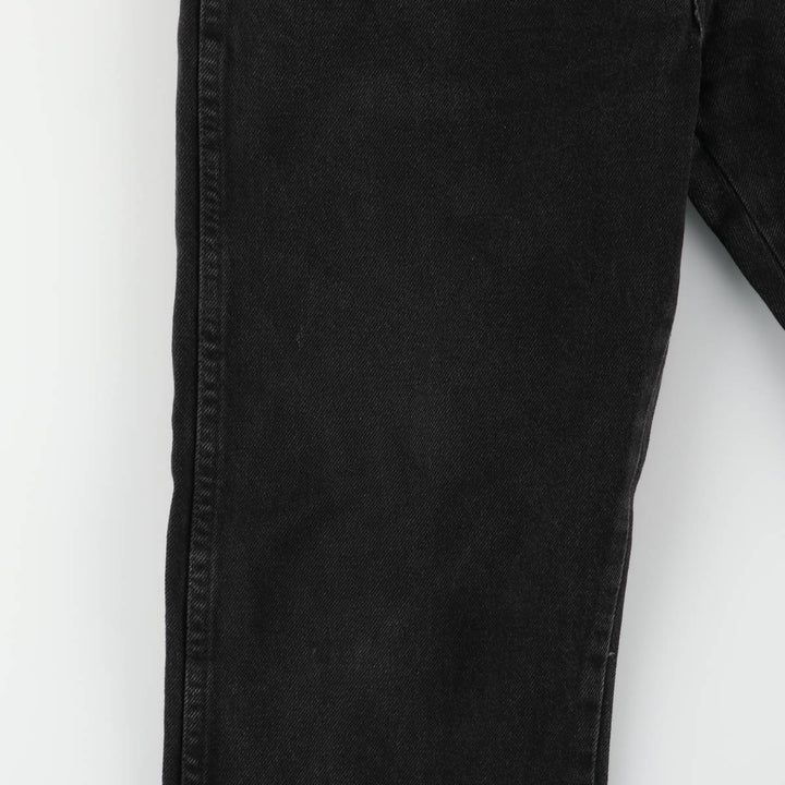 Wrangler Men's Black Denim Tapered Denim Pants, Size W32 cotton black type Vintage Second Hand