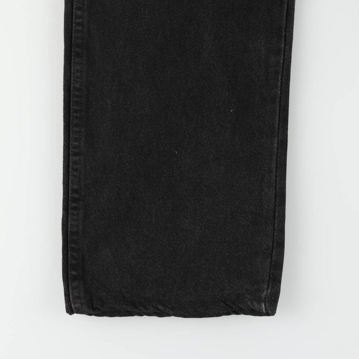 Wrangler Men's Black Denim Tapered Denim Pants, Size W32 cotton black type Vintage Second Hand