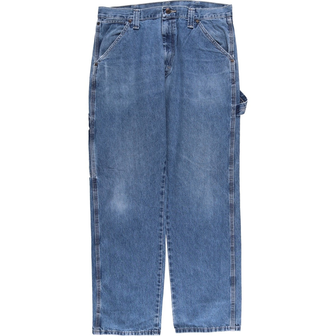 00'S Wrangler Denim Painter Pants Men's W34 cotton blue type Vintage Second Hand