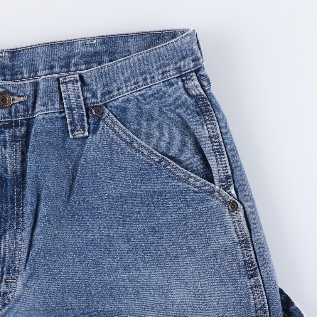 00'S Wrangler Denim Painter Pants Men's W34 cotton blue type Vintage Second Hand