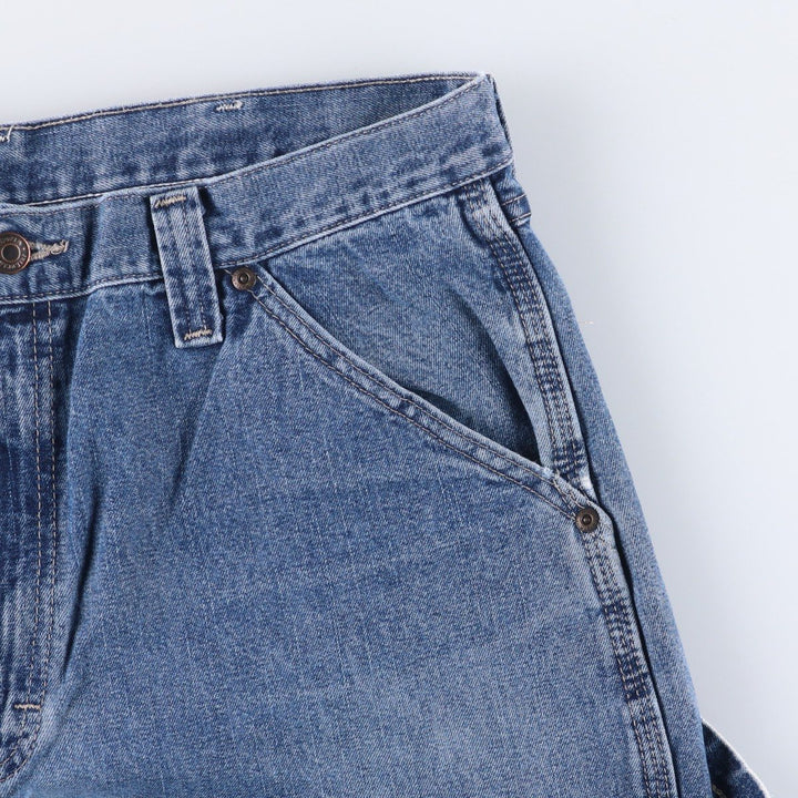 00'S Wrangler Denim Painter Pants Men's W34 cotton blue type Vintage Second Hand