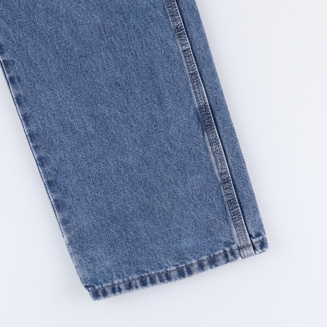 00'S Wrangler Denim Painter Pants Men's W34 cotton blue type Vintage Second Hand