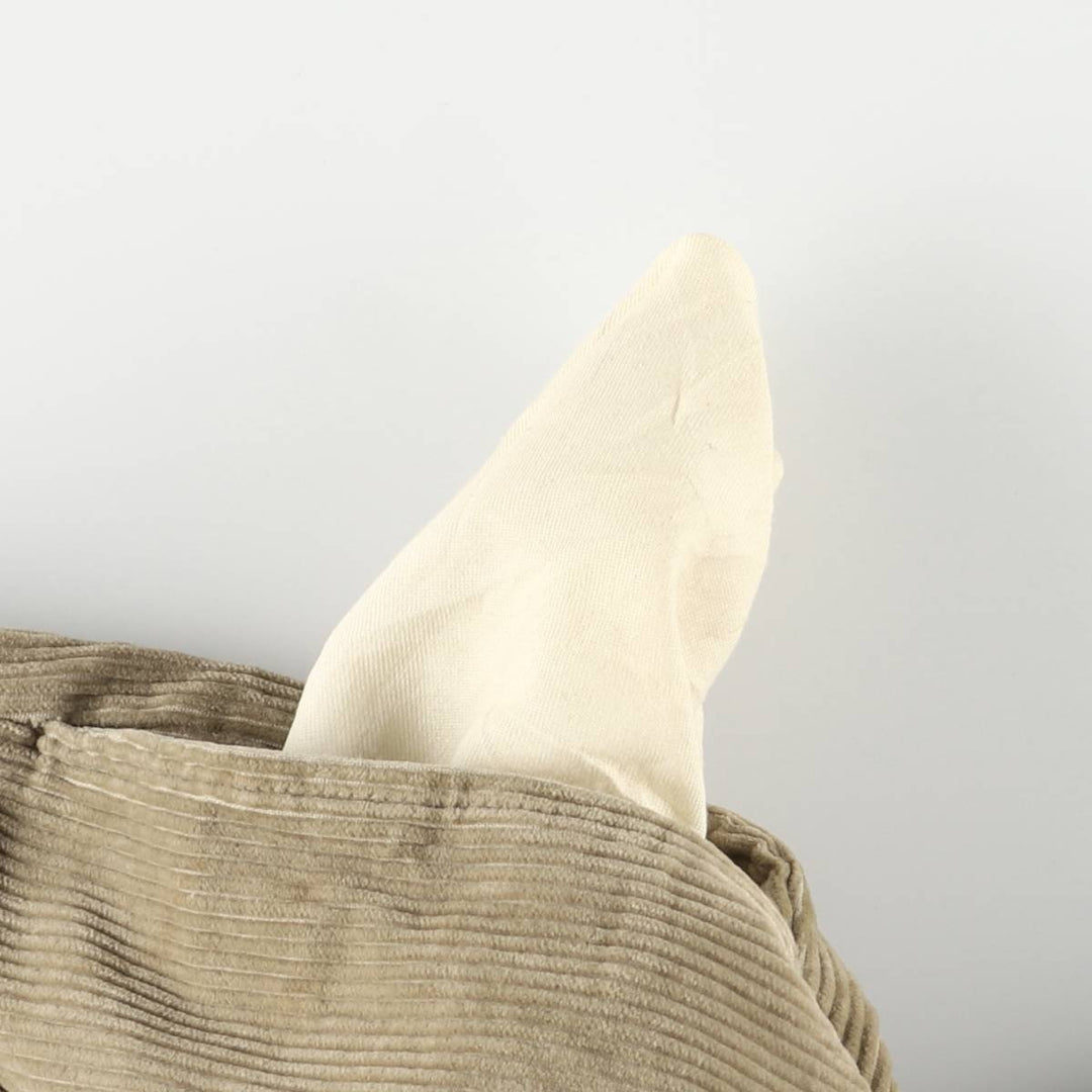 Vintage 90'S Tommy Hilfiger two-pleat corduroy pants, men's size W32. cotton Khaki type beige Vintage Second Hand