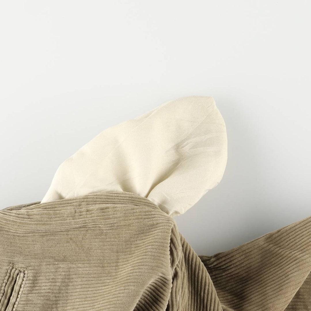 Vintage 90'S Tommy Hilfiger two-pleat corduroy pants, men's size W32. cotton Khaki type beige Vintage Second Hand