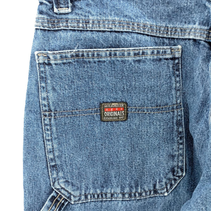 Wrangler Originals Hero Denim Painter Pants, Men's, Size W30 cotton blue type Vintage Second Hand
