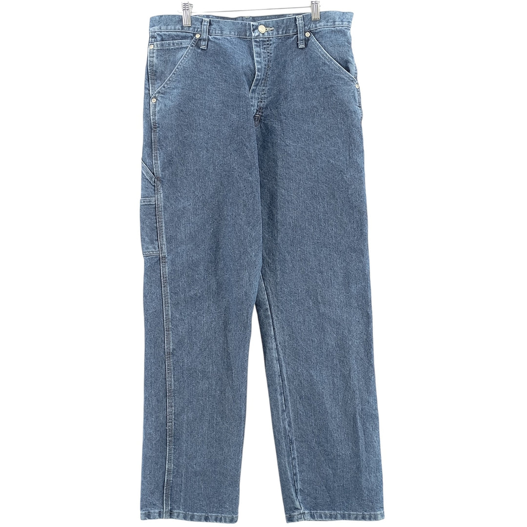 00'S Wrangler CARPENTER denim painter pants for men, equivalent to W34 cotton blue type Vintage Second Hand
