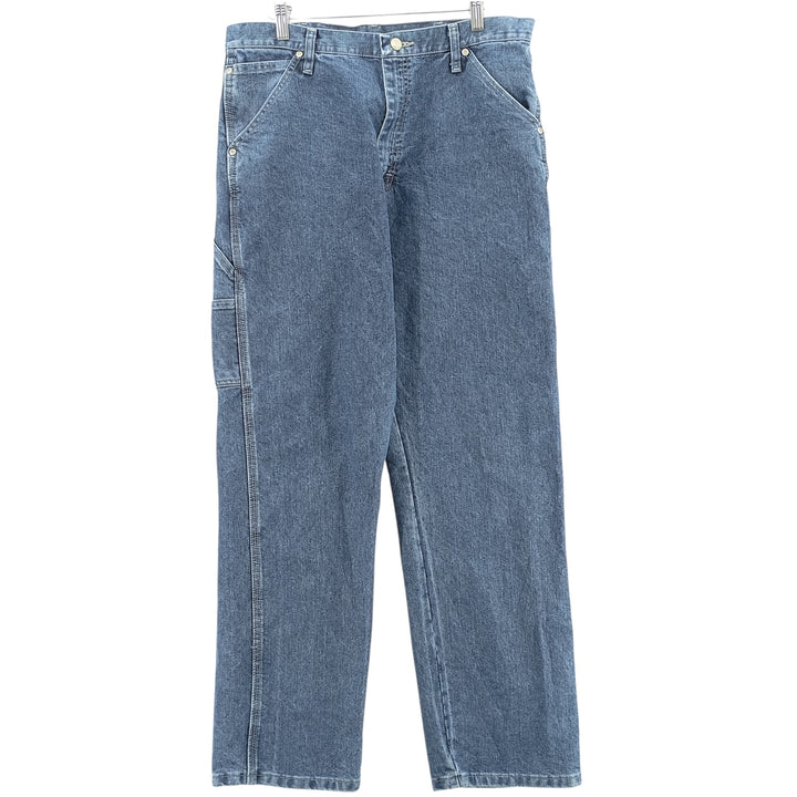 00'S Wrangler CARPENTER denim painter pants for men, equivalent to W34 cotton blue type Vintage Second Hand