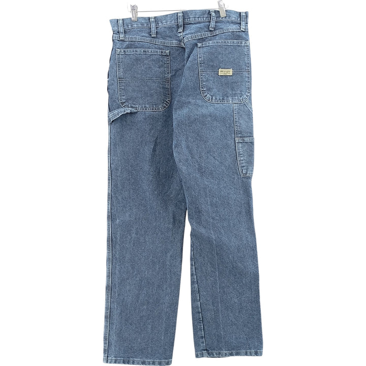 00'S Wrangler CARPENTER denim painter pants for men, equivalent to W34 cotton blue type Vintage Second Hand
