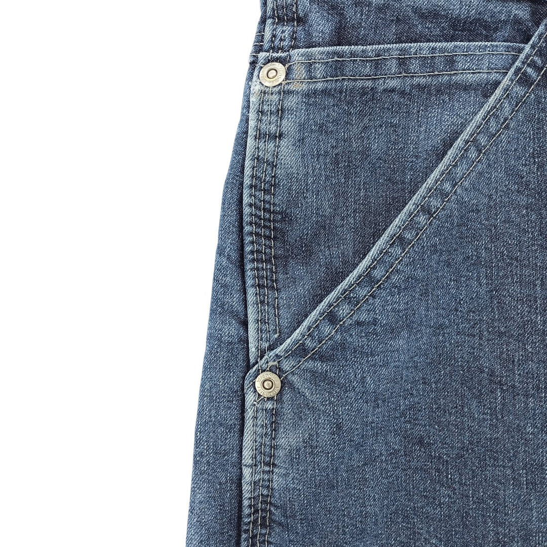 00'S Wrangler CARPENTER denim painter pants for men, equivalent to W34 cotton blue type Vintage Second Hand