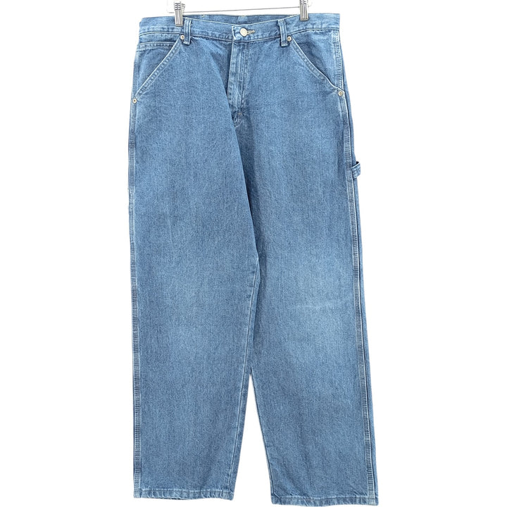 2000'S Wrangler HERO Denim Painter Pants, Men's, Size W34 cotton blue type Vintage Second Hand