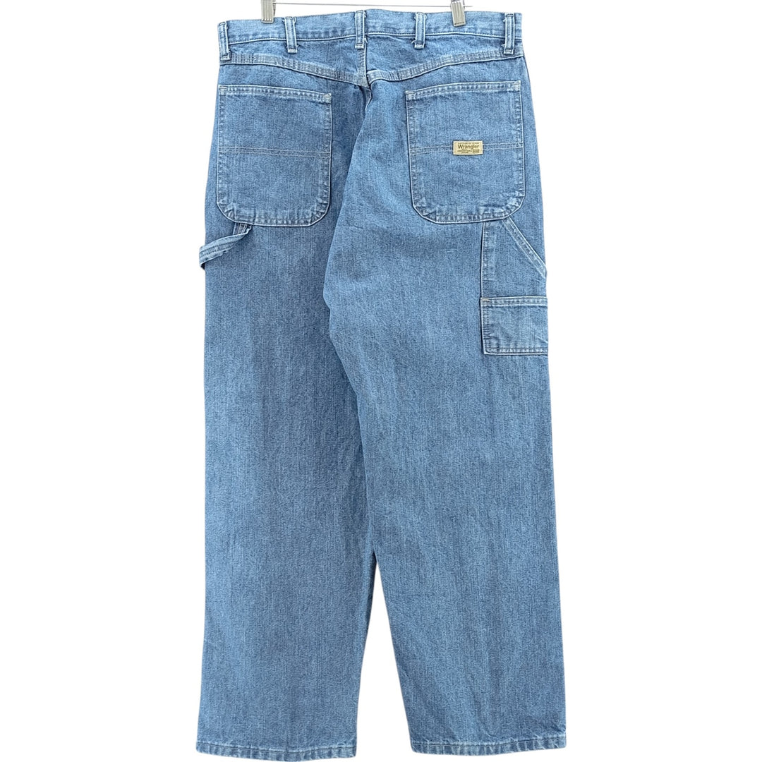 2000'S Wrangler HERO Denim Painter Pants, Men's, Size W34 cotton blue type Vintage Second Hand