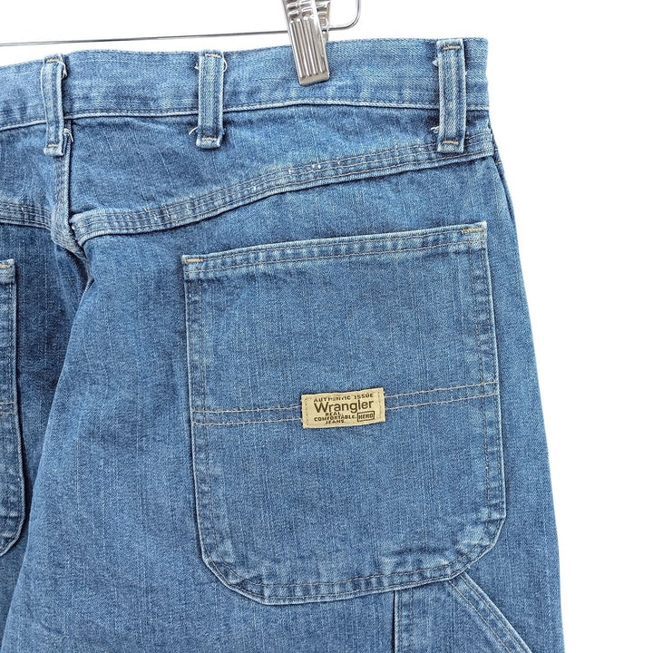 2000'S Wrangler HERO Denim Painter Pants, Men's, Size W34 cotton blue type Vintage Second Hand