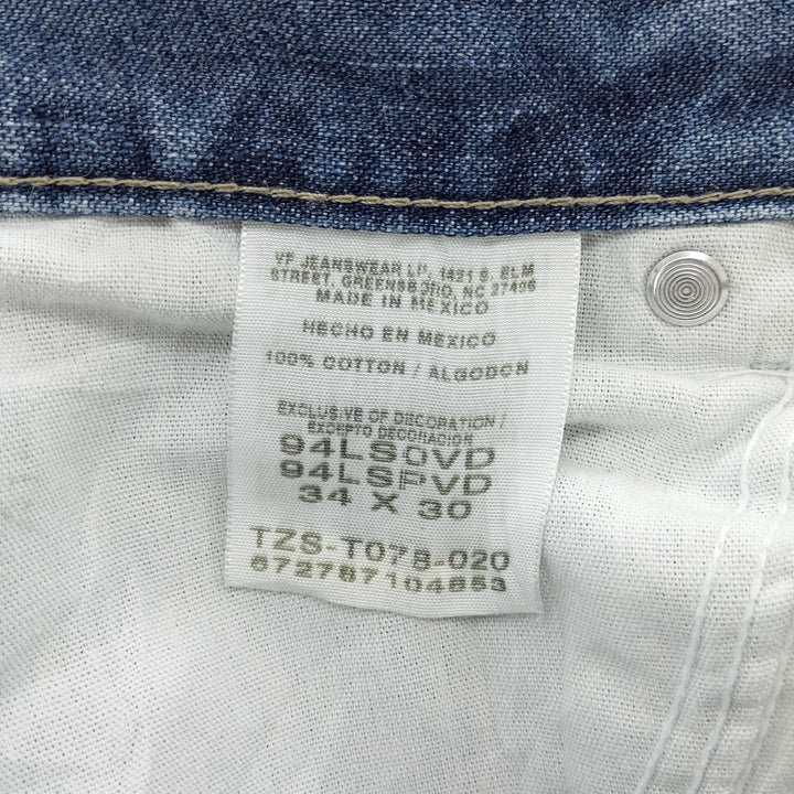 2000'S Wrangler HERO Denim Painter Pants, Men's, Size W34 cotton blue type Vintage Second Hand