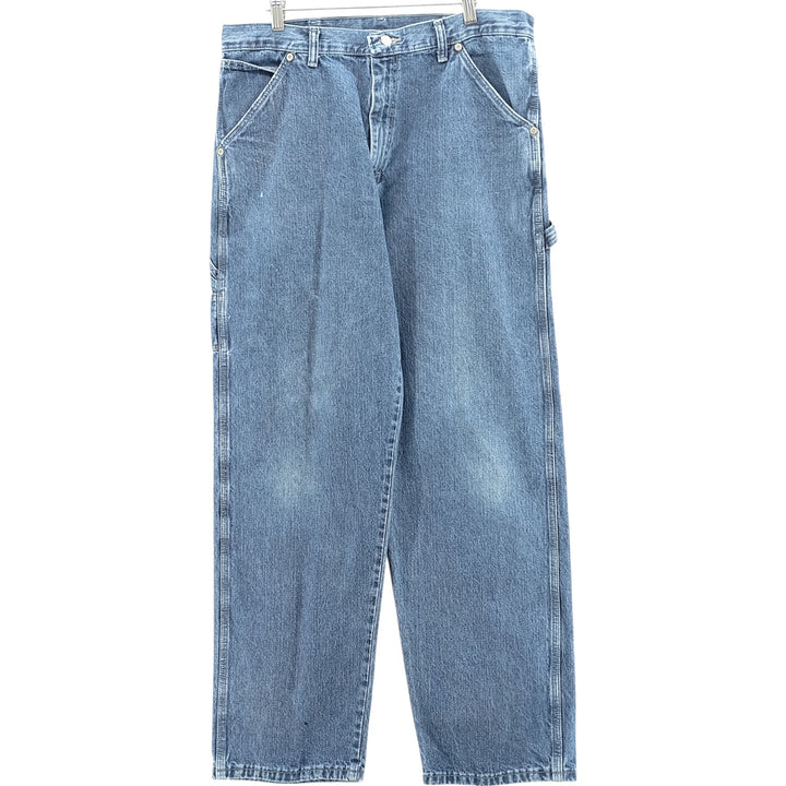 Wrangler Denim Painter Pants for Men, W35 cotton blue type Vintage Second Hand