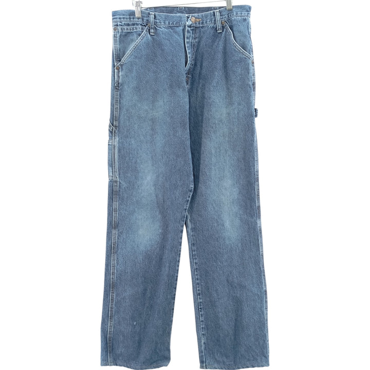 00'S Wrangler CARPENTER denim painter pants for men, equivalent to W34 cotton blue type Vintage Second Hand