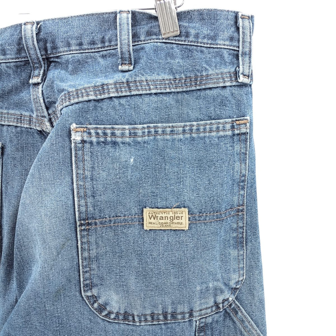 00'S Wrangler CARPENTER denim painter pants for men, equivalent to W34 cotton blue type Vintage Second Hand