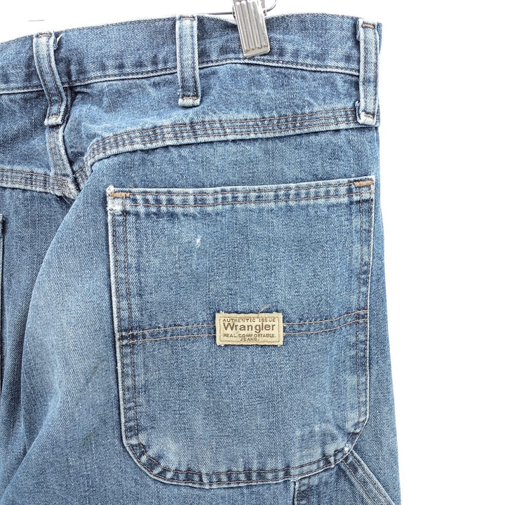 00'S Wrangler CARPENTER denim painter pants for men, equivalent to W34 cotton blue type Vintage Second Hand