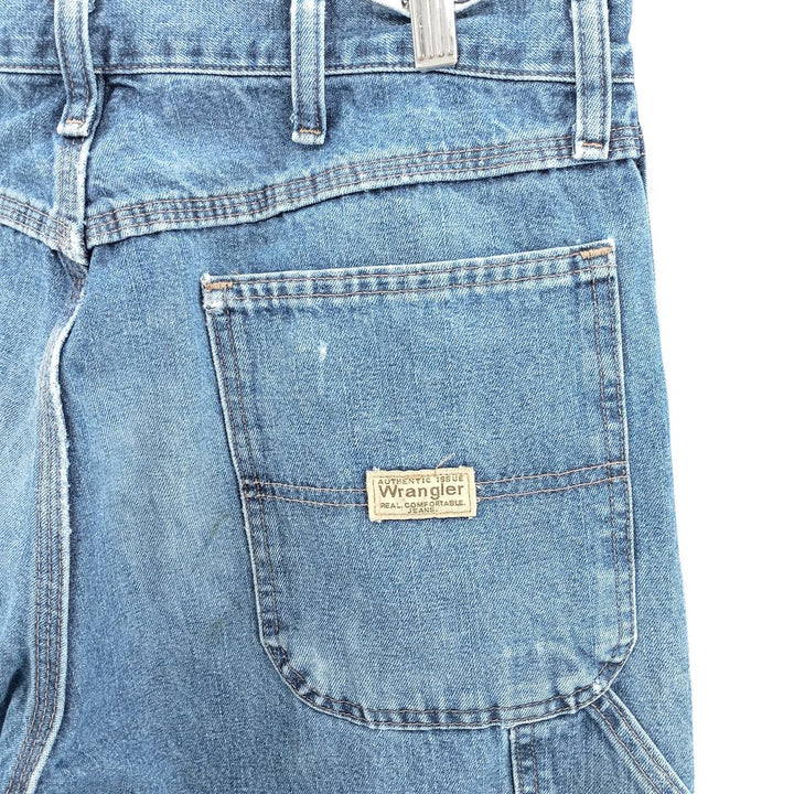 00'S Wrangler CARPENTER denim painter pants for men, equivalent to W34 cotton blue type Vintage Second Hand