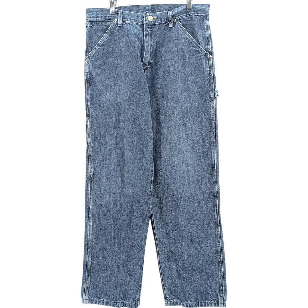 Wrangler Denim Painter Pants for Men, W34 equivalent cotton blue type Vintage Second Hand