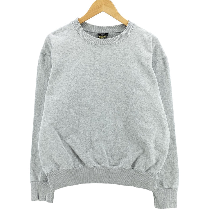 SHAKA plain blank sweatshirt, men's size M cotton gray type Vintage Second Hand