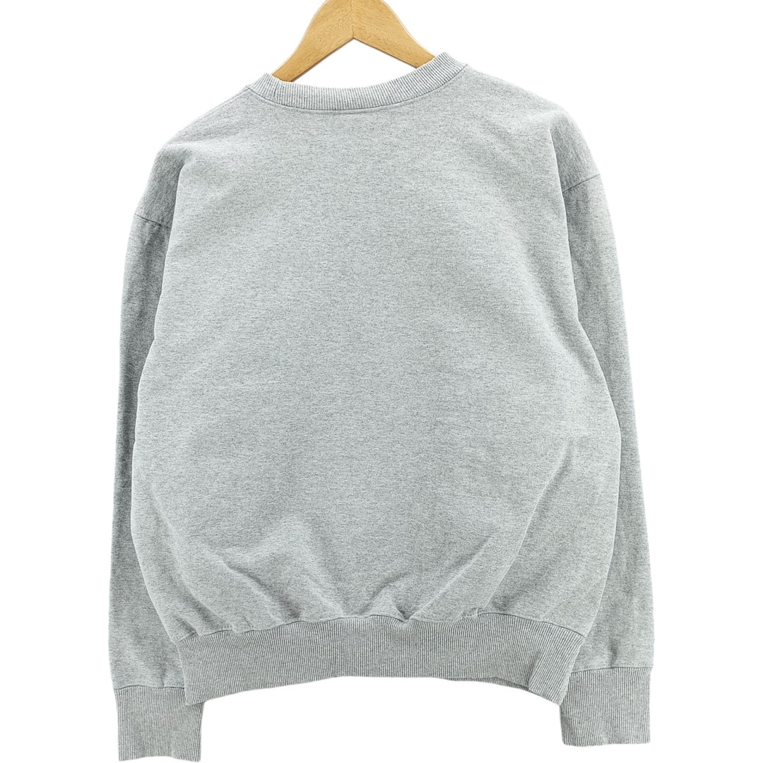 SHAKA plain blank sweatshirt, men's size M cotton gray type Vintage Second Hand