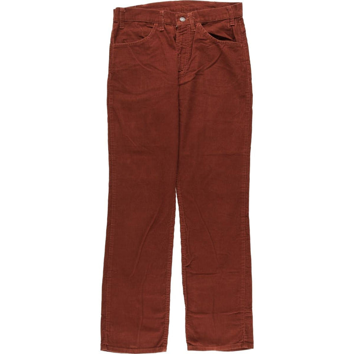 Vintage 1970'S Levi's 519-1584 corduroy pants, men's size W31. unclear burgundy type Vintage Second Hand